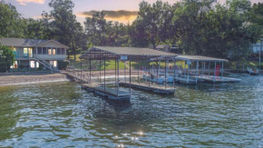 Family Vacation on the lake water toys king bed